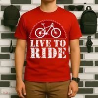 Live To Ride Biking T-Shirt thumb 6