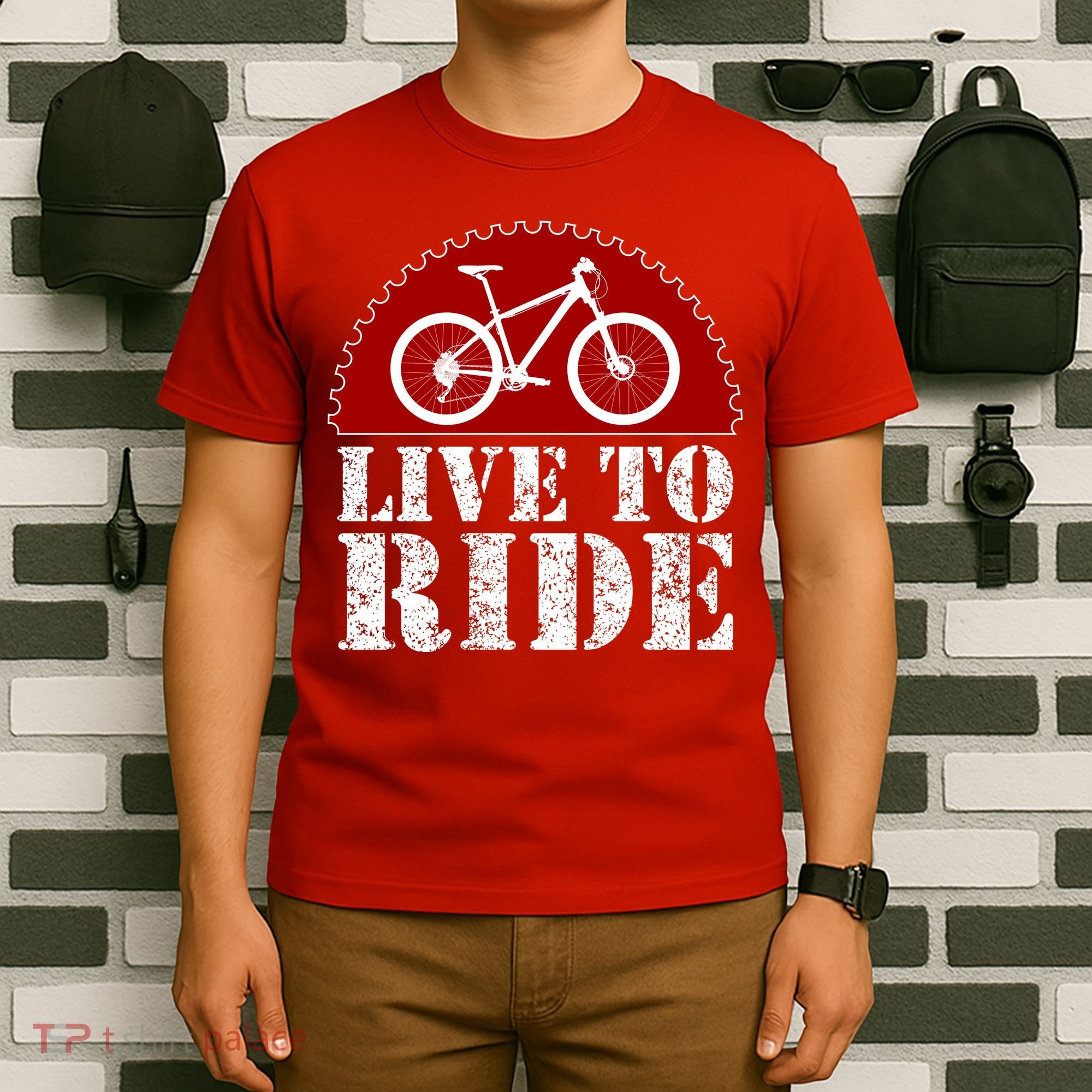 Live To Ride Biking T-Shirt