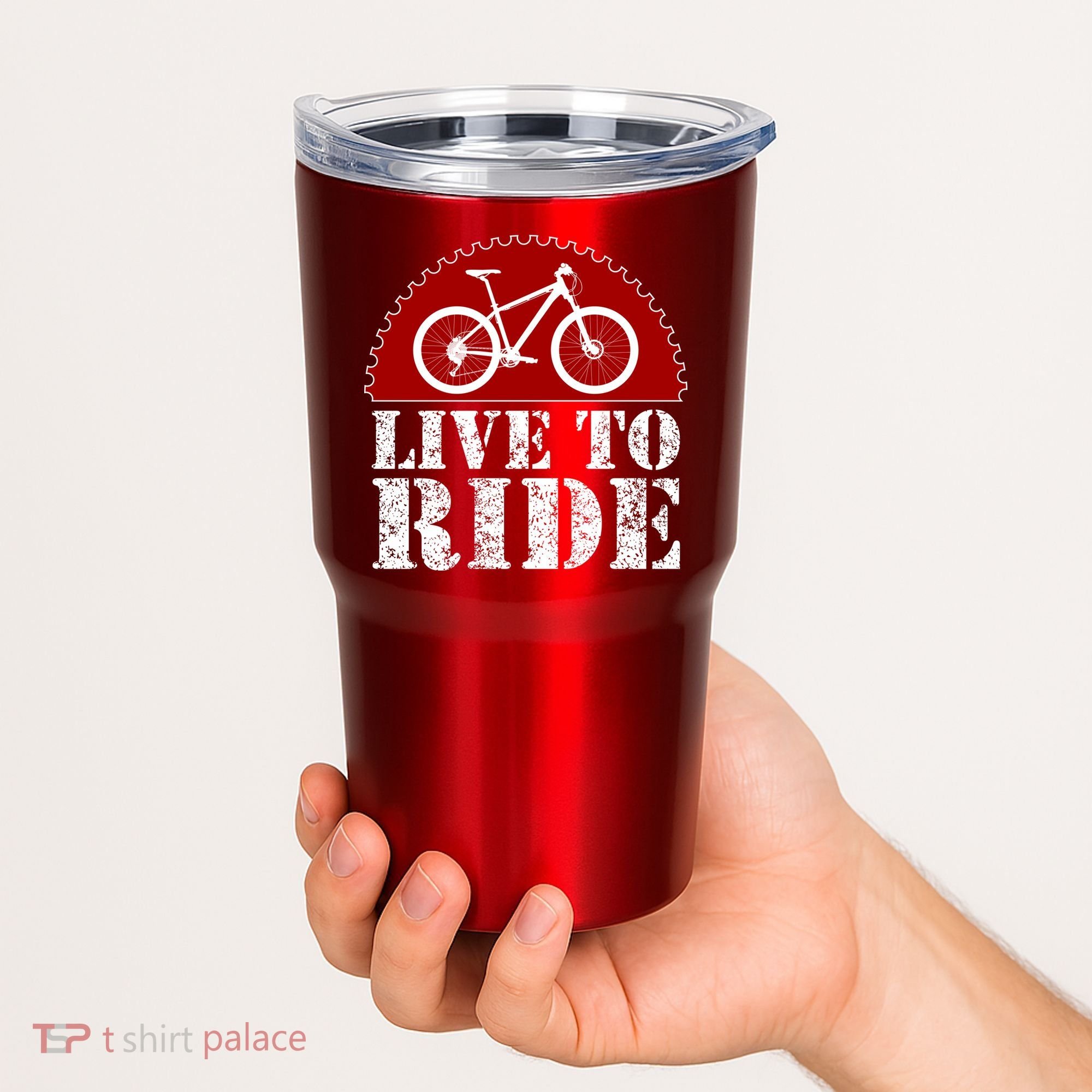 Live To Ride Biking Tumbler
