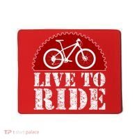 Live To Ride Biking Mousepad thumb 0