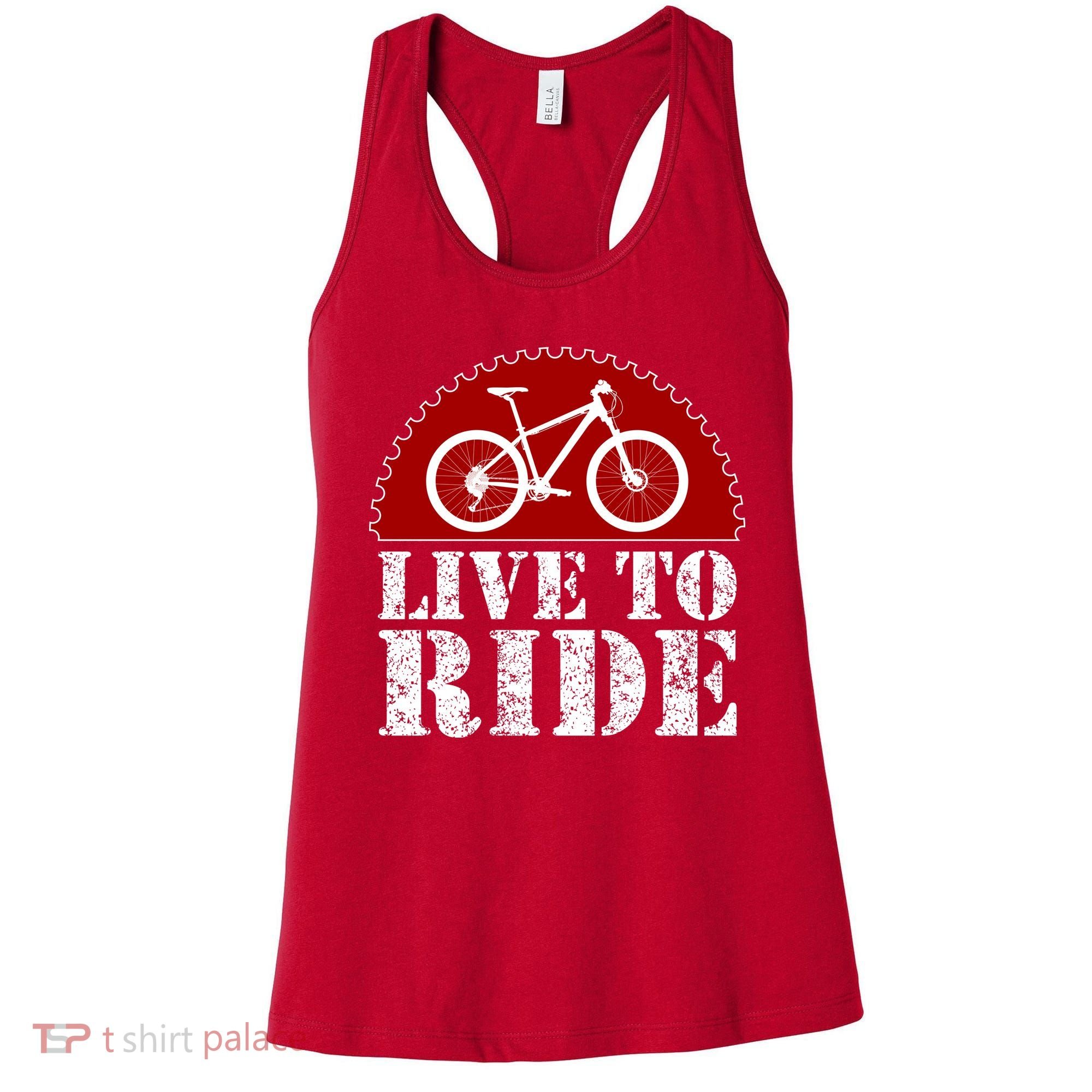 Live To Ride Biking Women's Tank Top