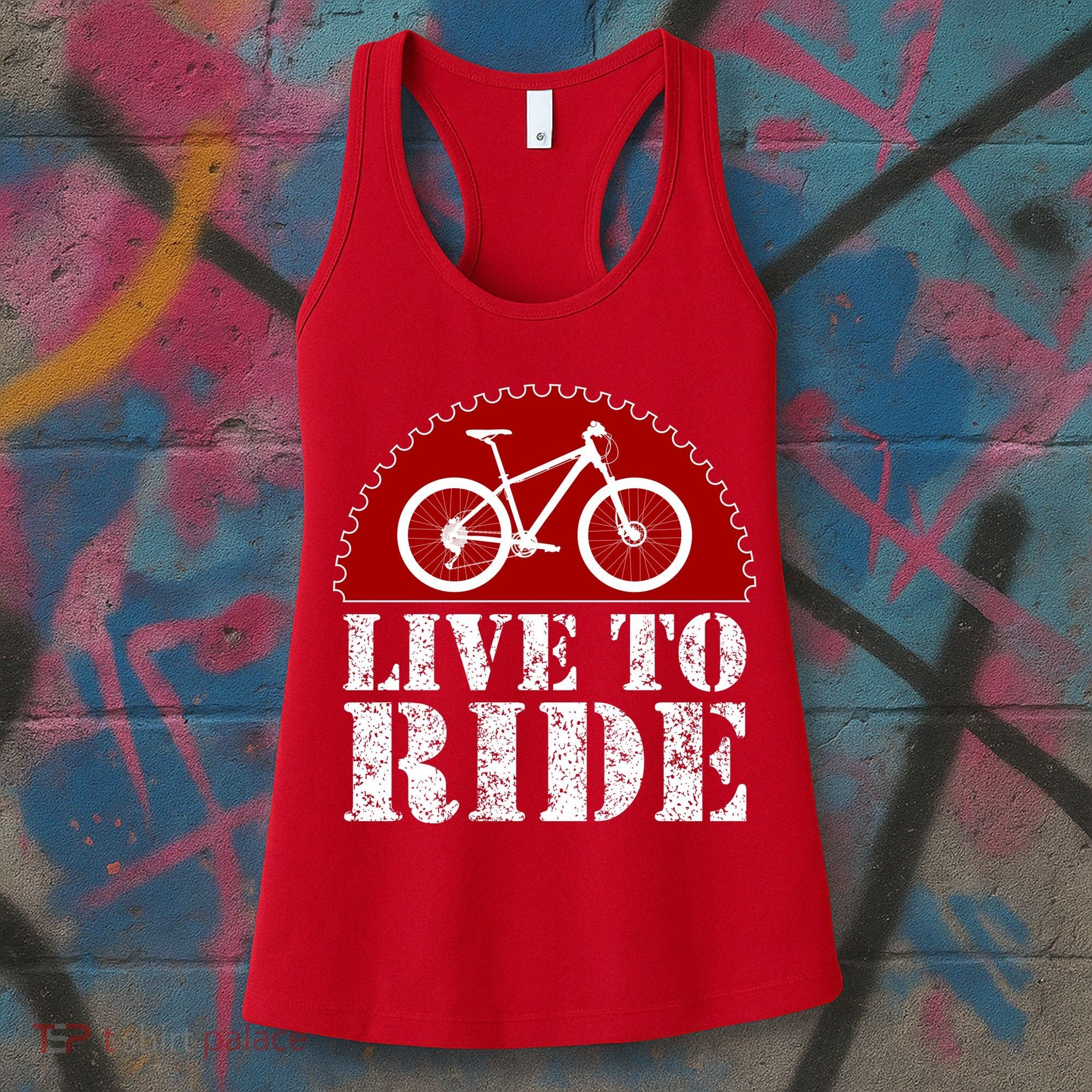 Live To Ride Biking Women's Tank Top
