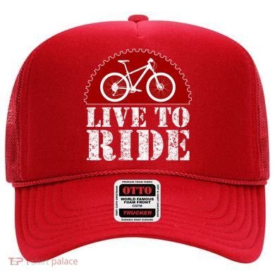 Live To Ride Biking Hat