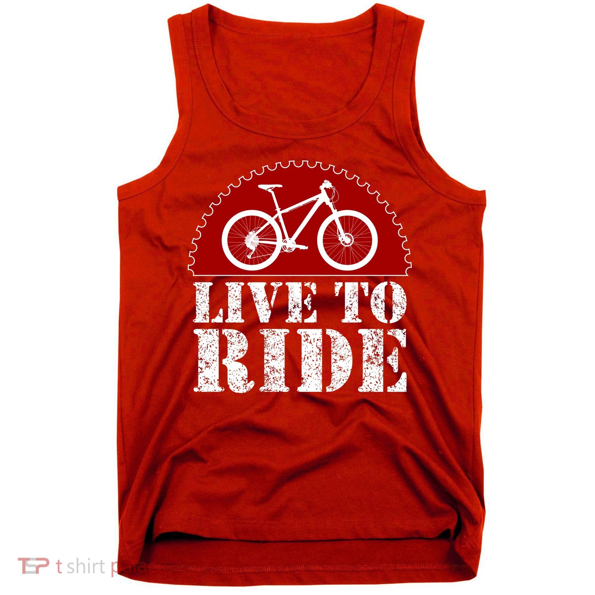 Live To Ride Biking Tank Top