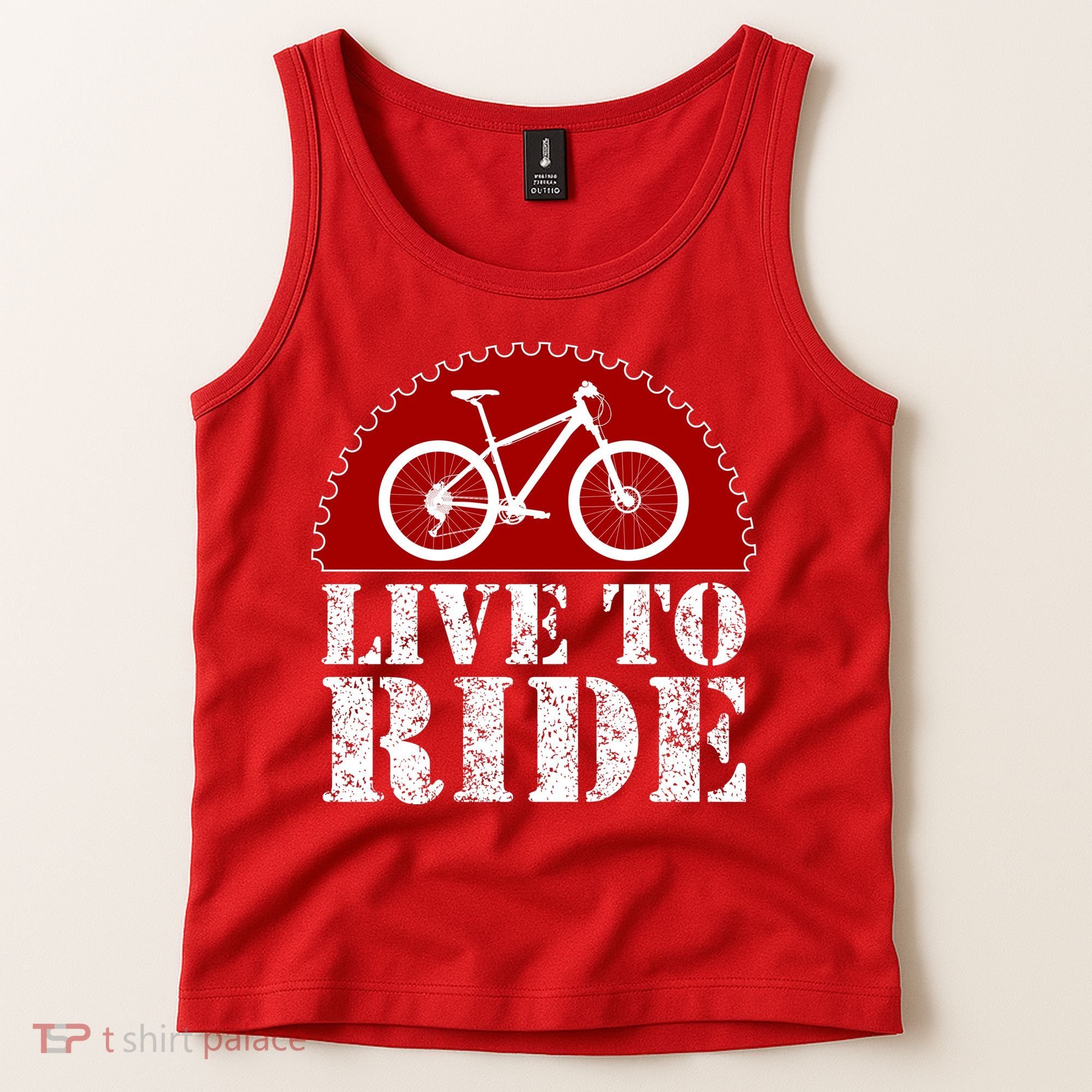 Live To Ride Biking Tank Top