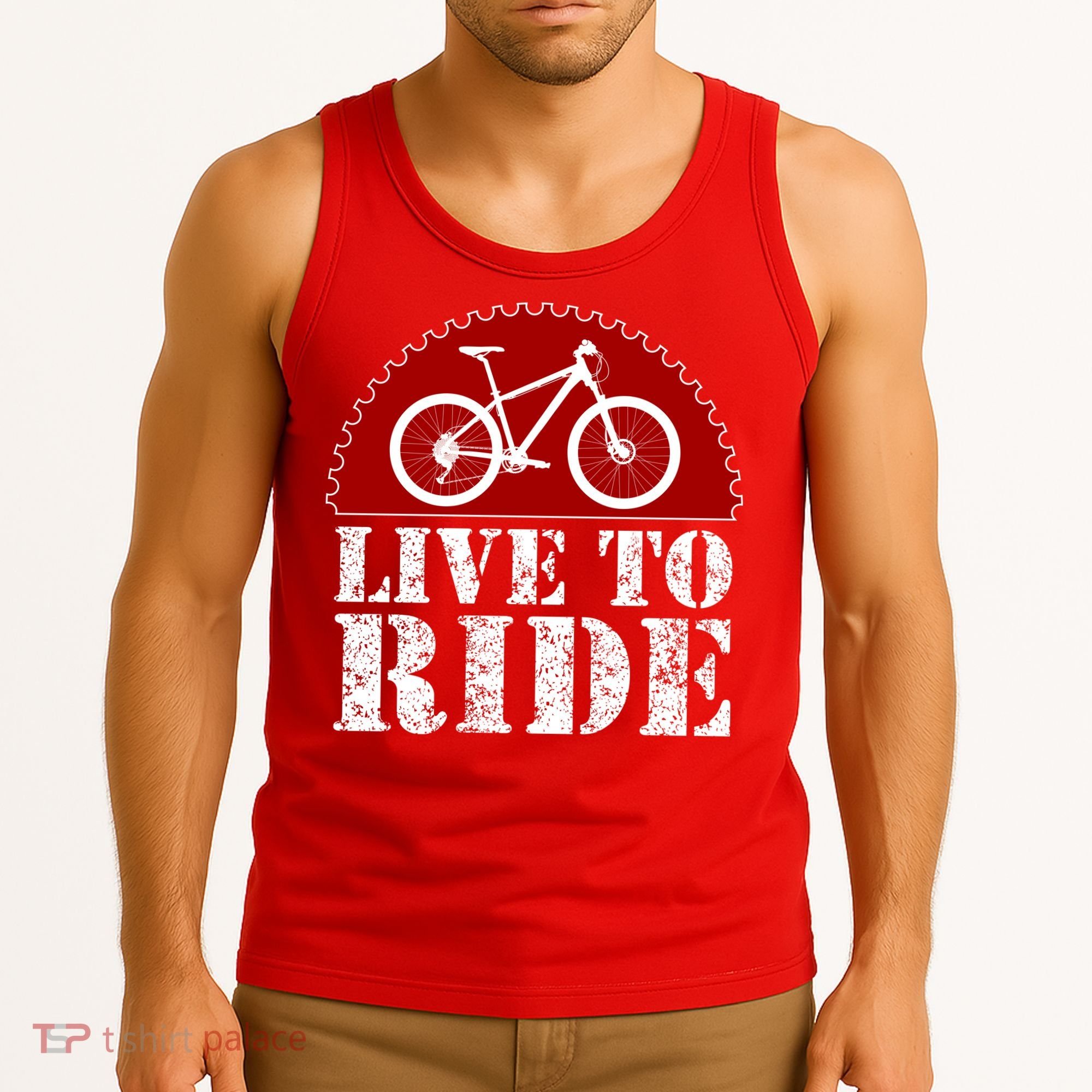 Live To Ride Biking Tank Top
