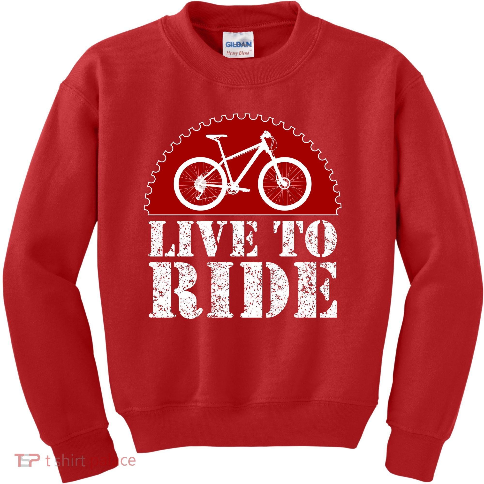 Live To Ride Biking Kids Sweatshirt
