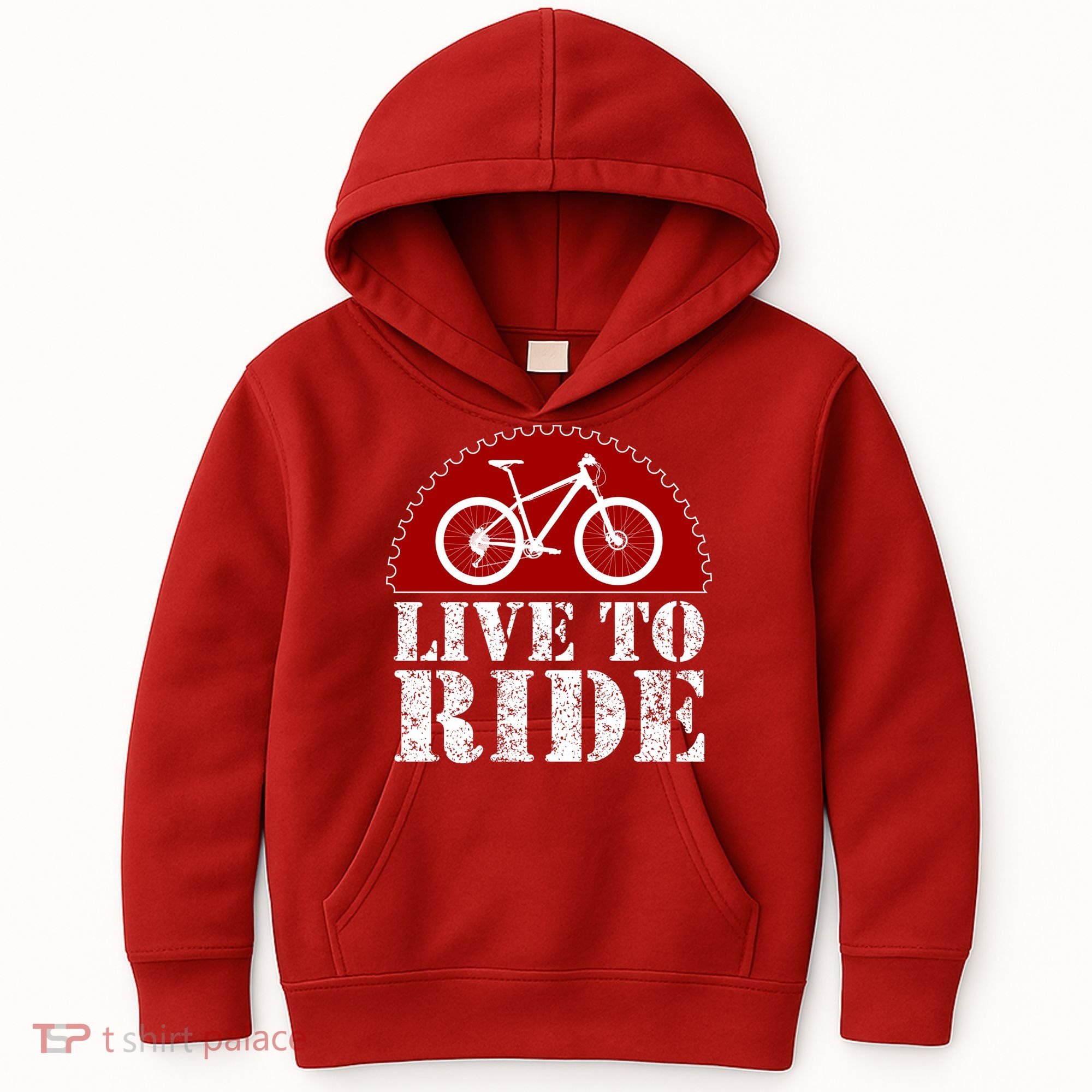 Live To Ride Biking Kids Hoodie