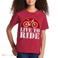 Live To Ride Biking Kids T-Shirt thumb 2