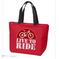 Live To Ride Biking Tote Bag thumb 3
