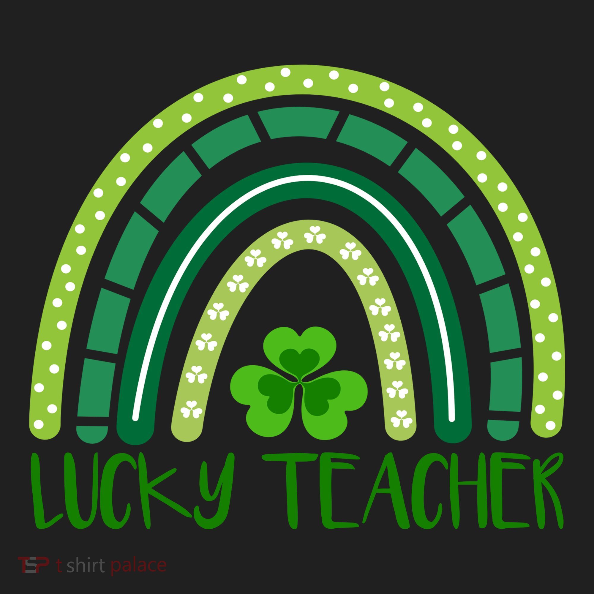 Lucky Teacher Rainbow St Patricks Day Women's Sweatshirt