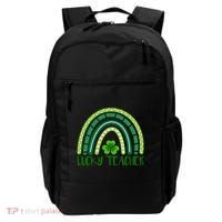 Lucky Teacher Rainbow St Patricks Day Backpack thumb 0
