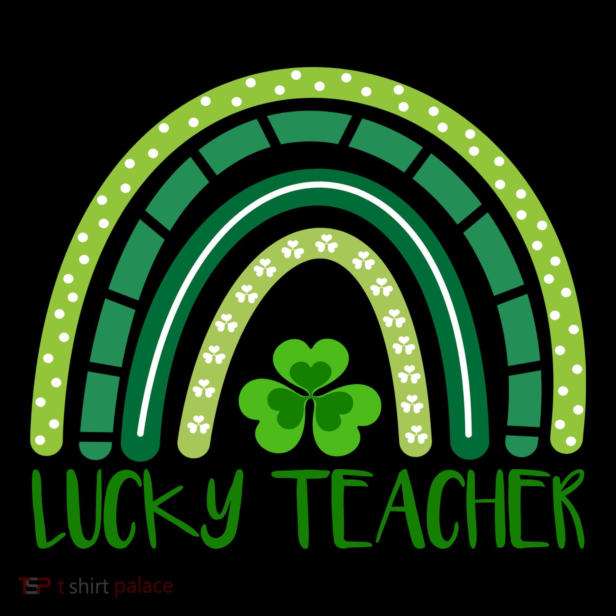 Lucky Teacher Rainbow St Patricks Day Toddler Hoodie