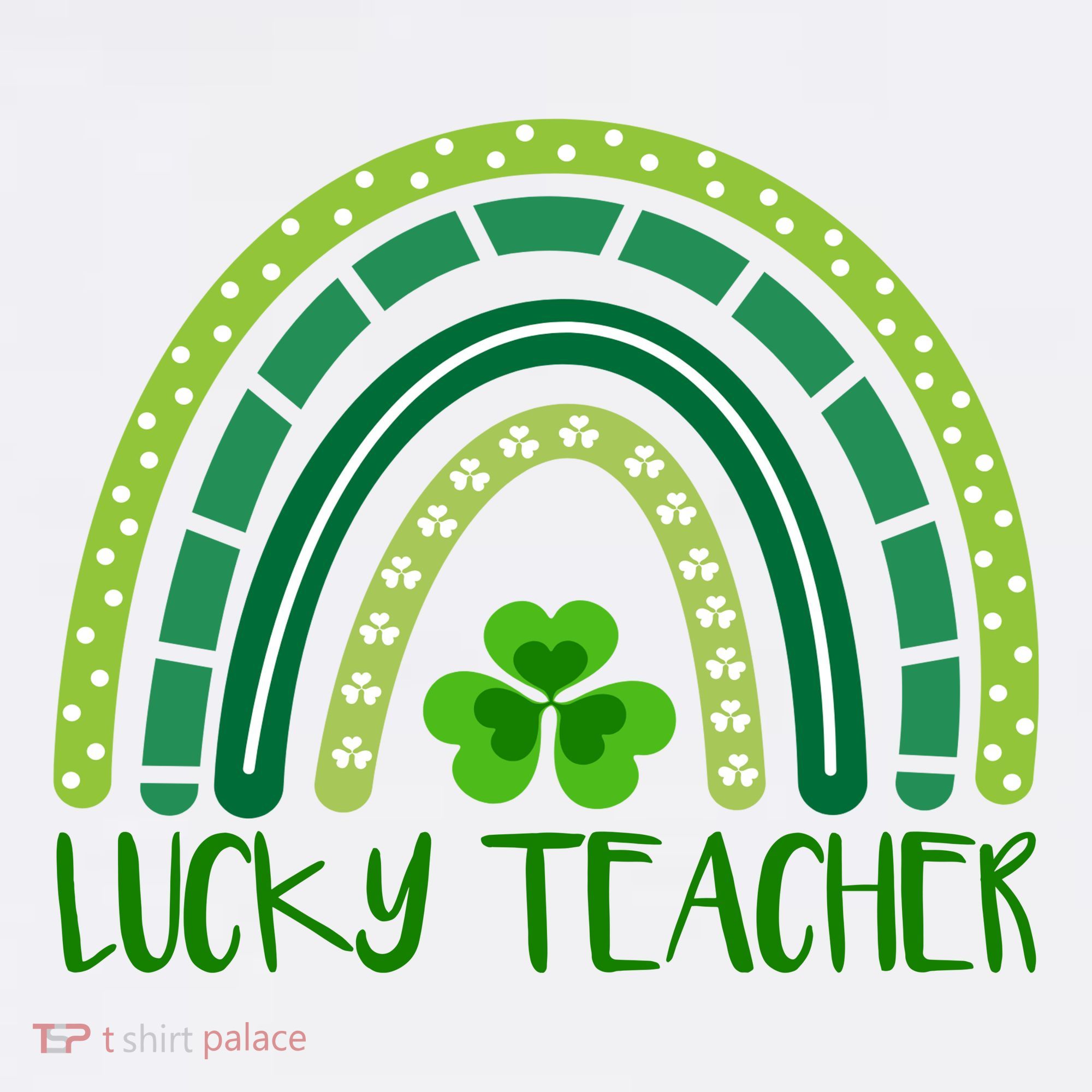 Lucky Teacher Rainbow St Patricks Day Sweatshirt