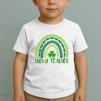 Lucky Teacher Rainbow St Patricks Day Toddler T-Shirt thumb 2
