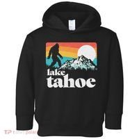 Lake Tahoe Retro Bigfoot Mountains Toddler Hoodie thumb 0