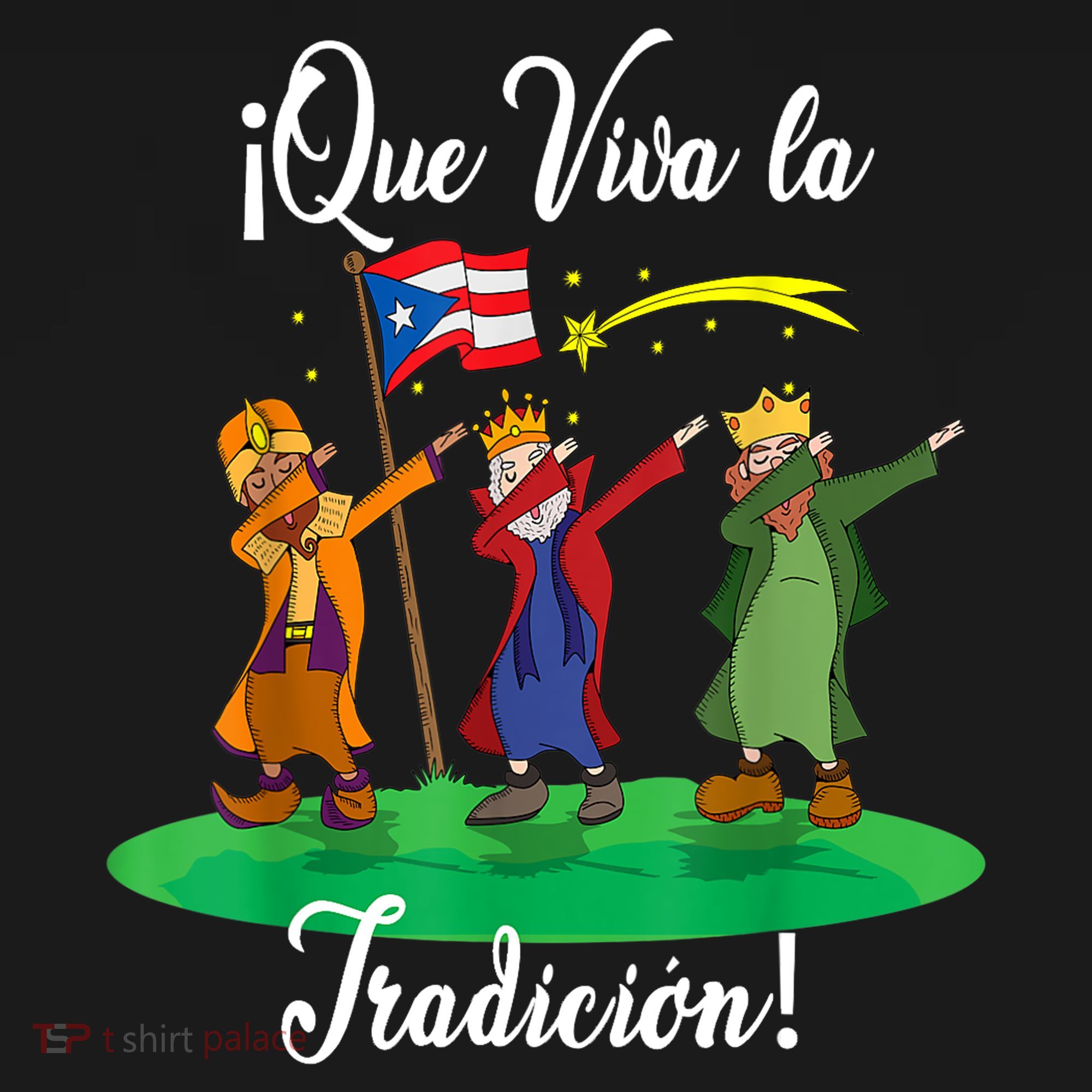 Los Tres Reyes Magos Three Wise Men Kings Dabbing Christmas TShirt Women's Hoodie