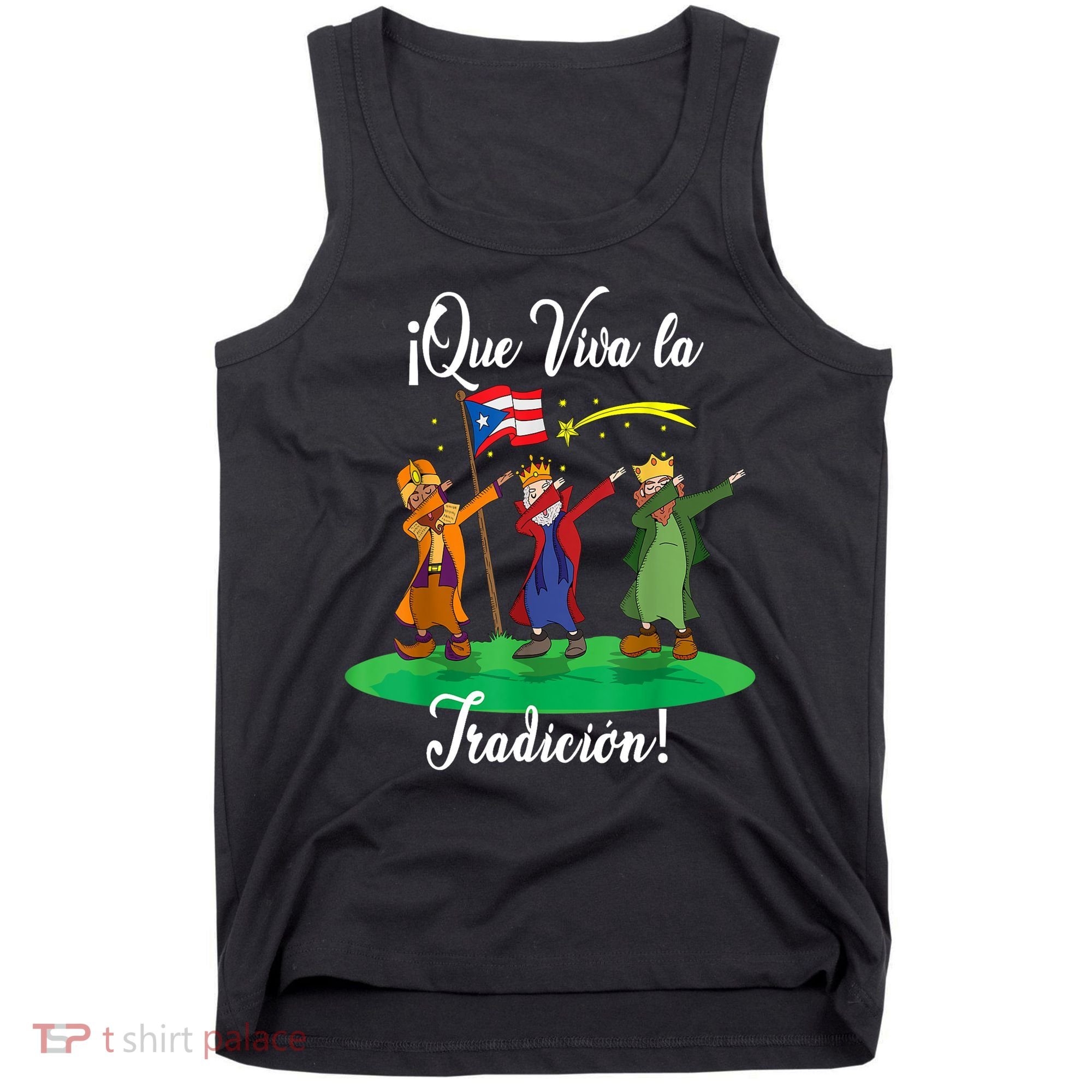 Los Tres Reyes Magos Three Wise Men Kings Dabbing Christmas TShirt Tank Top