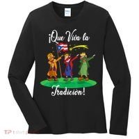 Los Tres Reyes Magos Three Wise Men Kings Dabbing Christmas TShirt Women's Long Sleeve Shirt thumb 0