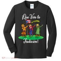 Los Tres Reyes Magos Three Wise Men Kings Dabbing Christmas TShirt Kids Long Sleeve Shirt thumb 0