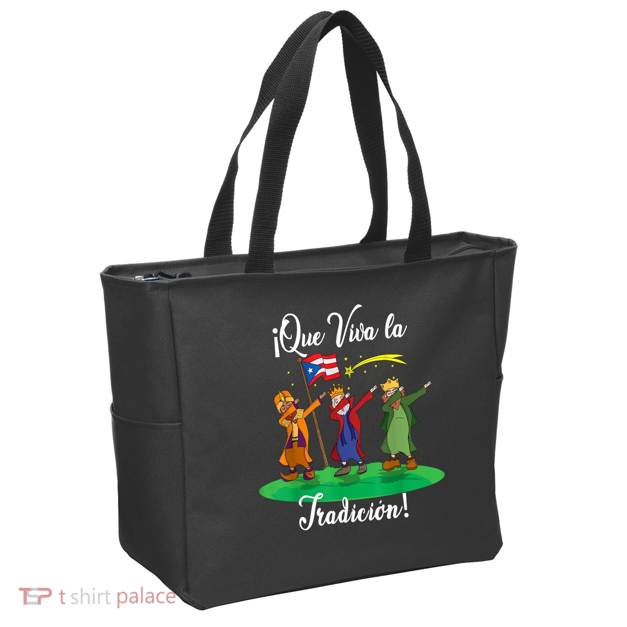 Los Tres Reyes Magos Three Wise Men Kings Dabbing Christmas TShirt Tote Bag