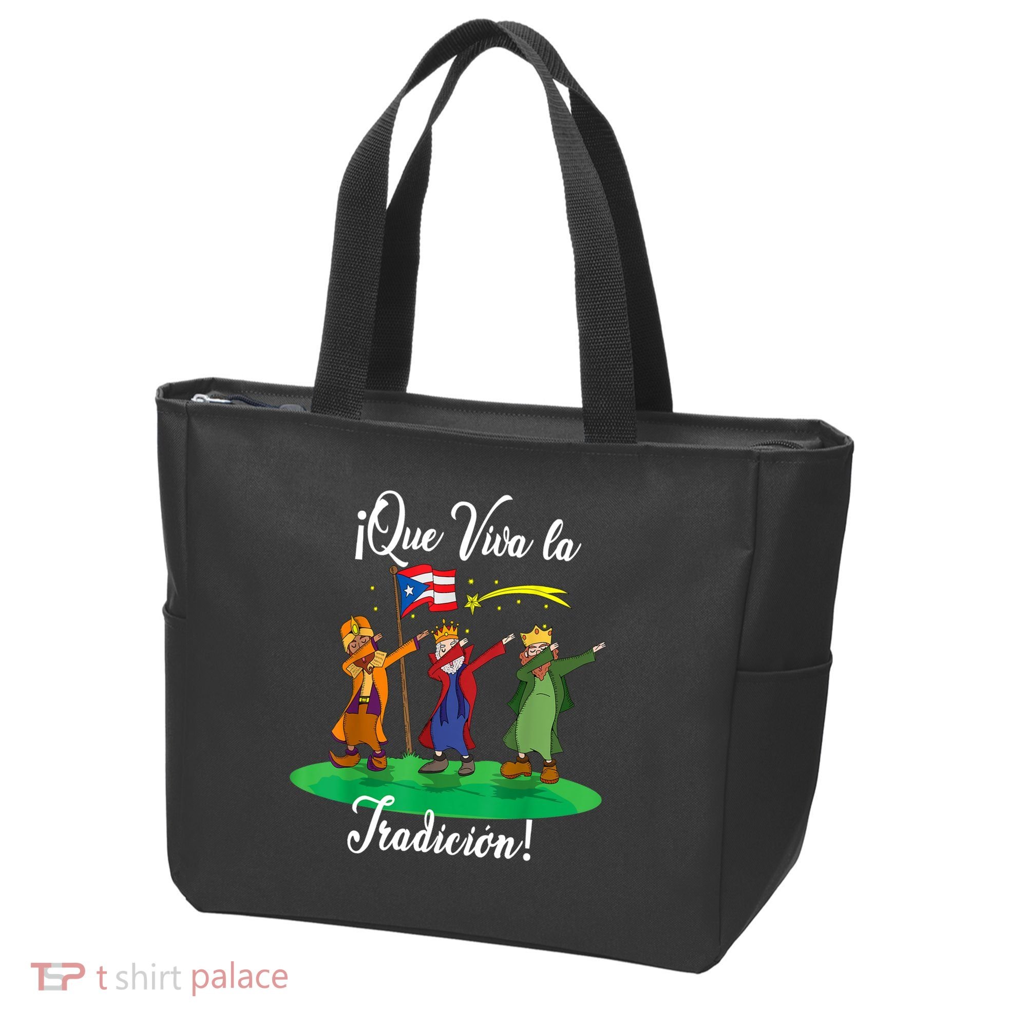 Los Tres Reyes Magos Three Wise Men Kings Dabbing Christmas TShirt Tote Bag