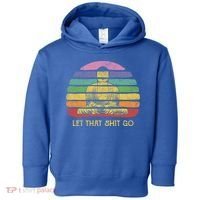 Let That Shitgo Buddha Cute Gift Funny Meditating Budda Budha Toddler Hoodie thumb 0