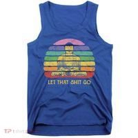 Let That Shitgo Buddha Cute Gift Funny Meditating Budda Budha Tank Top thumb 0
