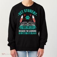 Learning To Save Pets Funny Vet Tech Veterinarians Student Cute Gift Women's Sweatshirt thumb 0