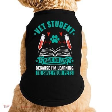 Learning To Save Pets Funny Vet Tech Veterinarians Student Cute Gift Doggie Tank
