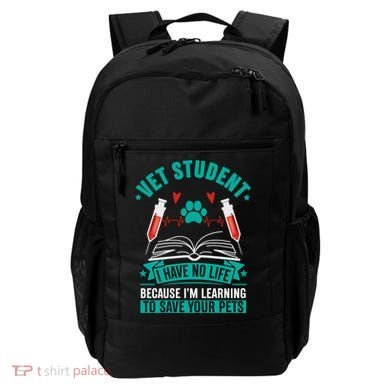 Learning To Save Pets Funny Vet Tech Veterinarians Student Cute Gift Backpack