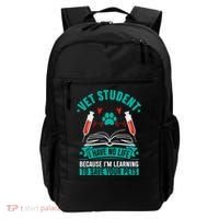 Learning To Save Pets Funny Vet Tech Veterinarians Student Cute Gift Backpack thumb 0