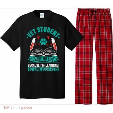Learning To Save Pets Funny Vet Tech Veterinarians Student Cute Gift Pajama Set