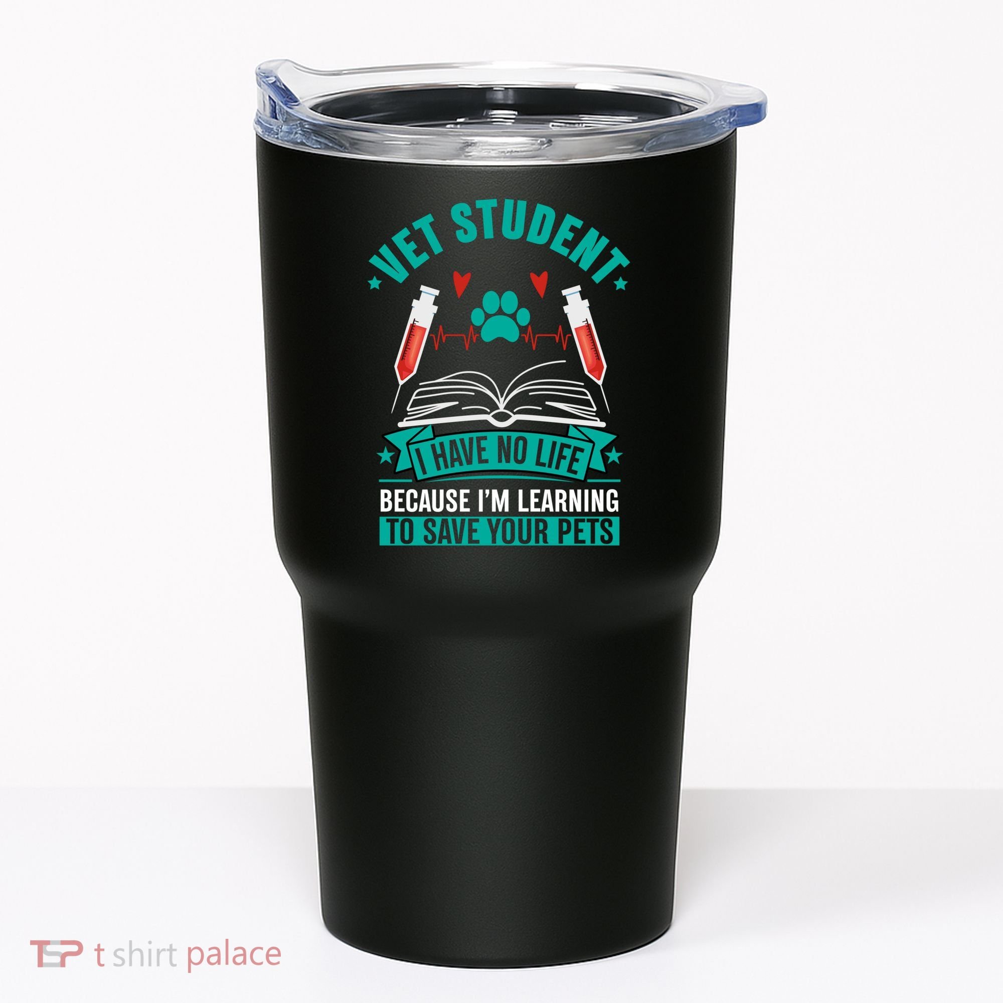 Learning To Save Pets Funny Vet Tech Veterinarians Student Cute Gift Tumbler