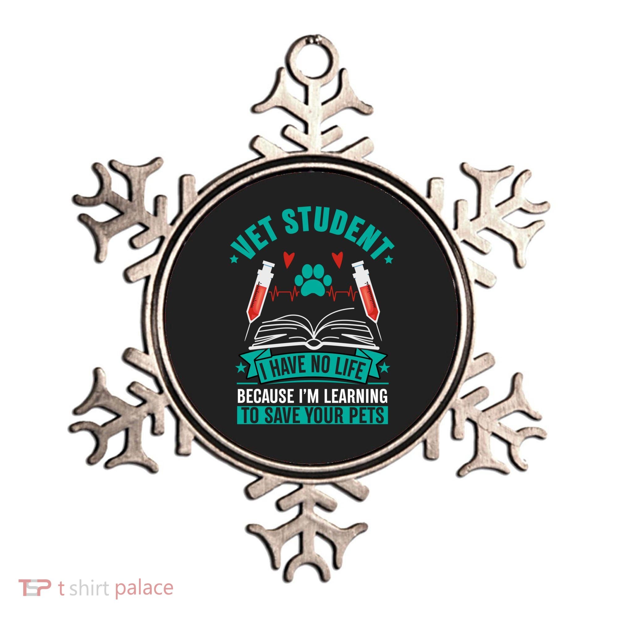 Learning To Save Pets Funny Vet Tech Veterinarians Student Cute Gift Ornament