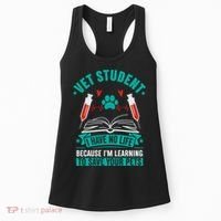 Learning To Save Pets Funny Vet Tech Veterinarians Student Cute Gift Women's Tank Top thumb 0