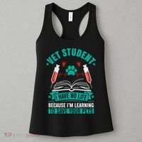 Learning To Save Pets Funny Vet Tech Veterinarians Student Cute Gift Women's Tank Top thumb 3