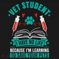 Learning To Save Pets Funny Vet Tech Veterinarians Student Cute Gift Women's Tank Top thumb 5