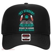 Learning To Save Pets Funny Vet Tech Veterinarians Student Cute Gift Hat thumb 0