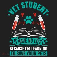 Learning To Save Pets Funny Vet Tech Veterinarians Student Cute Gift Hat thumb 2