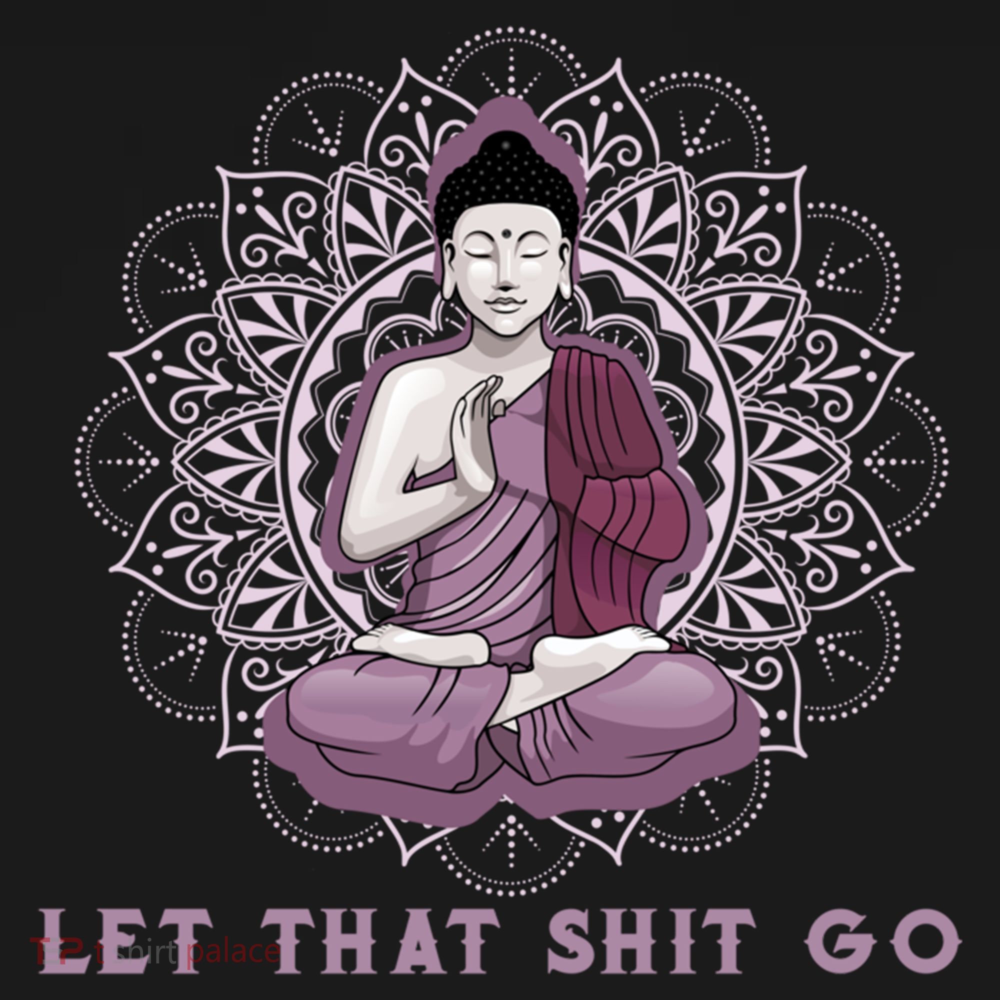 Let That Shitgo Buddha Cool Gift Let That Shit Go Yoga Cool Gift Ornament