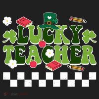 Lucky Teacher St Patrick's Day Holiday Women's Sweatshirt thumb 2