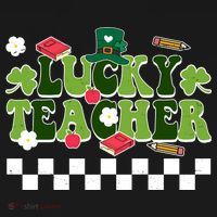 Lucky Teacher St Patrick's Day Holiday Coaster thumb 2