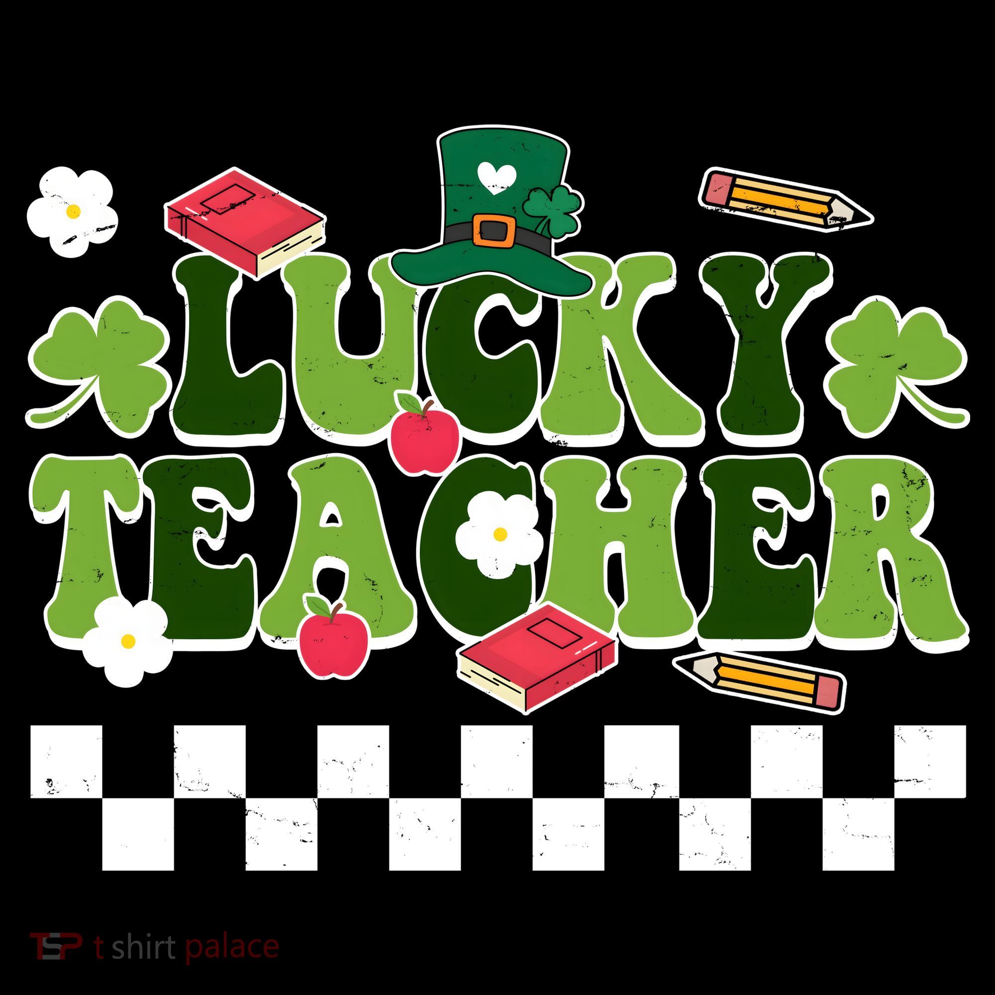 Lucky Teacher St Patrick's Day Holiday Coaster