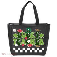 Lucky Teacher St Patrick's Day Holiday Tote Bag thumb 0