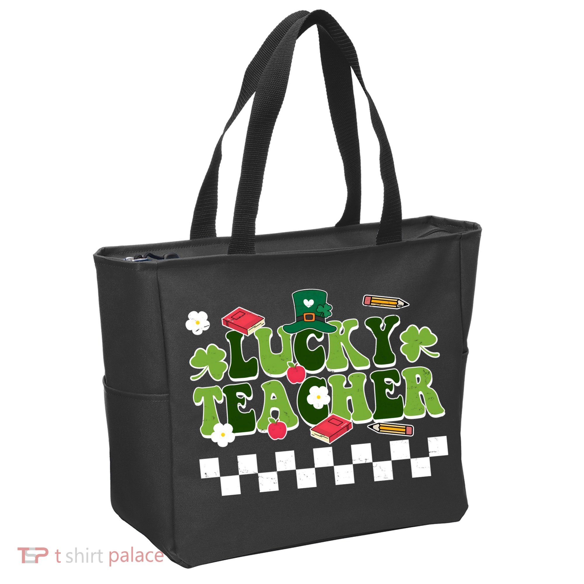 Lucky Teacher St Patrick's Day Holiday Tote Bag