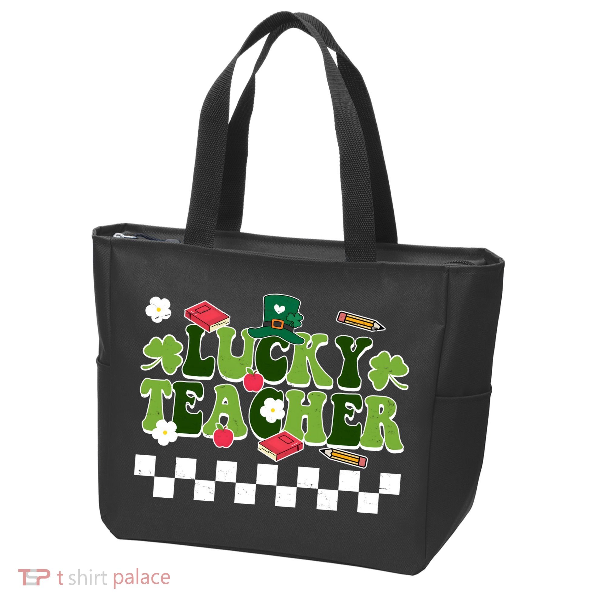 Lucky Teacher St Patrick's Day Holiday Tote Bag