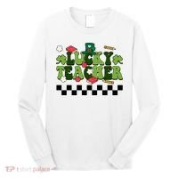 Lucky Teacher St Patrick's Day Holiday Long Sleeve Shirt thumb 0