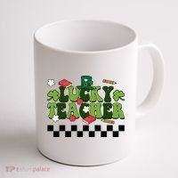 Lucky Teacher St Patrick's Day Holiday Coffee Mug thumb 1