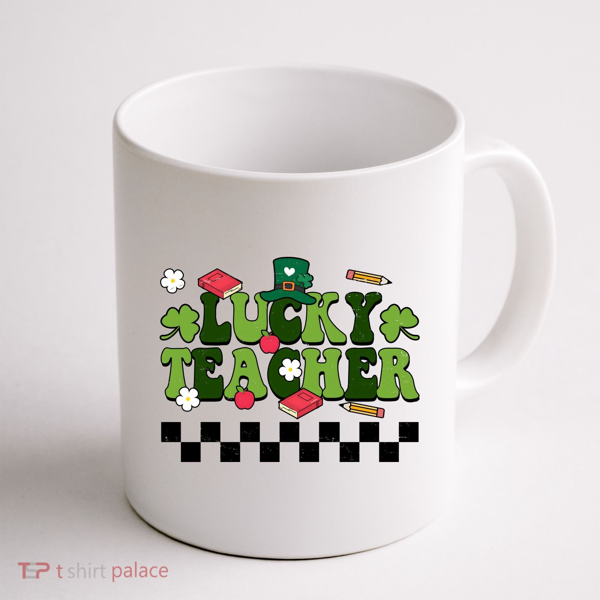 Lucky Teacher St Patrick's Day Holiday Coffee Mug